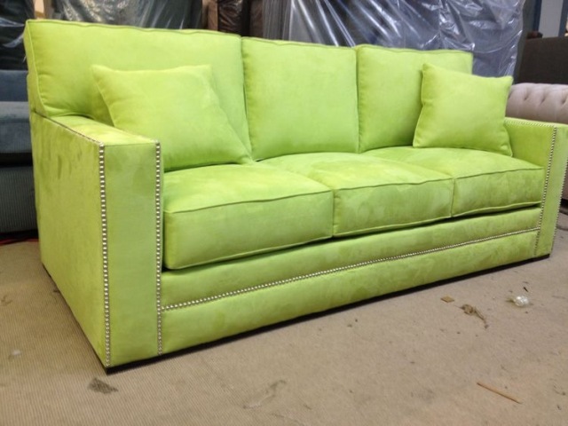 Green 3 Seater Sofa