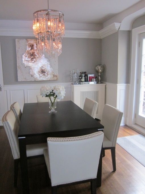 6 Seater with White Seats Dining Set