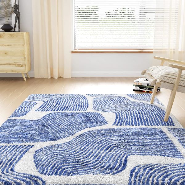 Blue Artistic Carpet