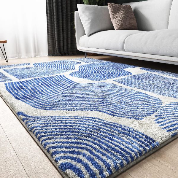 Blue Artistic Carpet