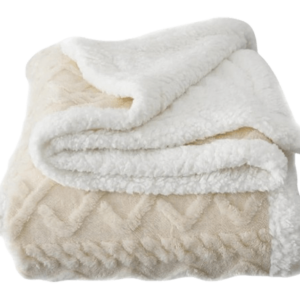 Fluffy Cream Blanket