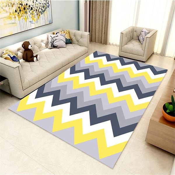 Zig-Zag Striped Carpet