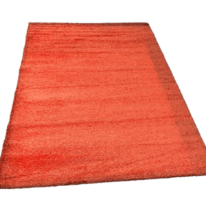 Fluffy Burnt Orange Shaggy Carpet
