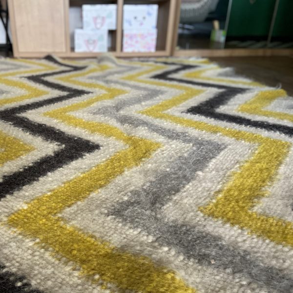 Zig-Zag Striped Carpet